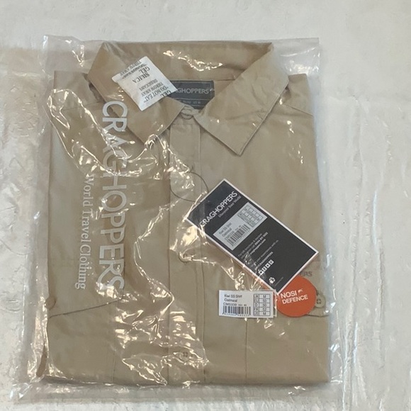 Craghoppers KIWI SHORT SLEEVE SHIRT - Oatmeal - Picture 14 of 16